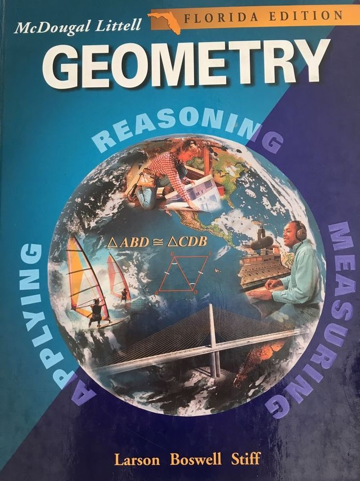 Mcdougal Littell Geometry FL Edition Larson High Middle School Math 