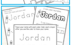 Name Writing Practice Is Important For Kids In Kindergarten Creating
