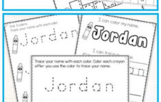 Name Writing Practice Is Important For Kids In Kindergarten Creating