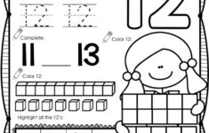 Number 12 Worksheets To Print Activity Shelter