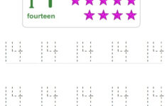 Number 14 Worksheets To Print Activity Shelter