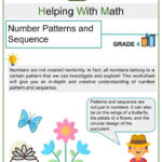 Number Patterns And Sequence 4th Grade Math Worksheets
