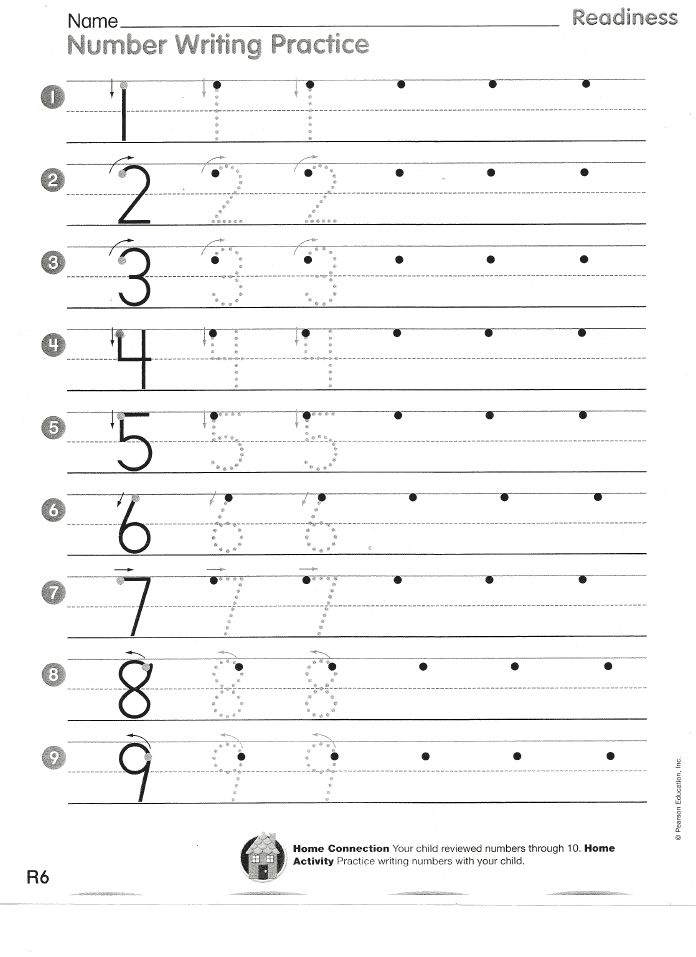 Free Printable Handwriting Worksheets Numbers