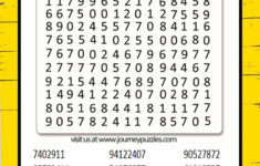 Number Search Puzzle For Kids And Adults Enjoy This Free Number Search