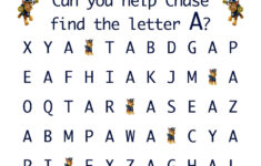 Our Crazy Homeschool Life The Letter A FREE Paw Patrol Handwriting