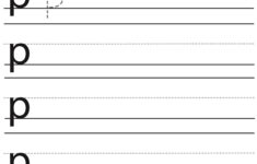 P lowercase handwriting worksheet Preschool Crafts