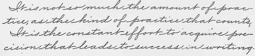 Palmer Handwriting Method Hand Writing