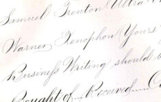 Palmer Method Ornamental Penmanship 1886 Victorian Calligraphy