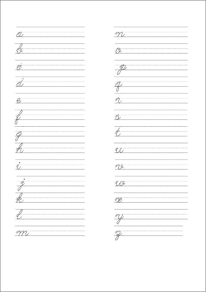Handwriting Practice Sheets