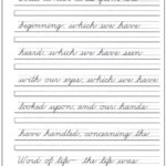 Pin By Annette On B1 Cursive Worksheets Cursive Writing