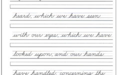 Pin By Annette On B1 Cursive Worksheets Cursive Writing