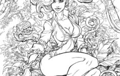 Poison Ivy Coloring Pages To Download And Print For Free