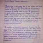Prakriti Malla Handwriting Considered The Best Handwriting In The