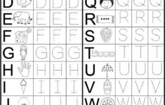Preschool Worksheets Free Tracing Worksheets Preschool Alphabet