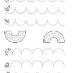 Prewriting Curved Lines Traceable Activities Worksheets 10 Crafts