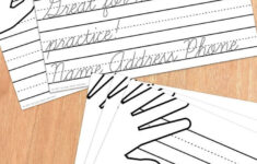 Primary Editable Writing Paper Cursive Writing Paper Handwriting