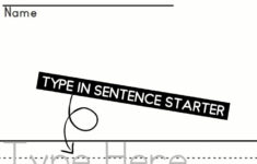 Primary Editable Writing Paper Print Handwriting Video Video