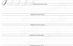 Printable Handwriting Worksheets For Adults After Stroke