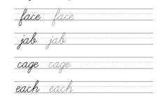 Printable Handwriting Worksheets For Adults After Stroke Learning How
