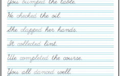 Printable Handwriting Worksheets Manuscript And Cursive Worksheets