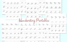 Printable Handwriting Worksheets Pdf Printable Worksheets