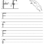 Printable Letter F Handwriting Worksheet Educacion