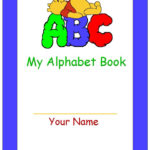 Printable My Alphabet Book Cover Alphabet Book Preschool Alphabet