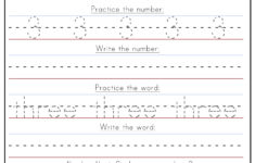 Printable Number Practice Sheets Activity Shelter