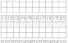 Printable Number Practice Sheets Activity Shelter