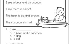 Reading Comprehension Set 1 Reading Comprehension Kindergarten