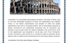 Roman Coliseum Worksheets 99Worksheets