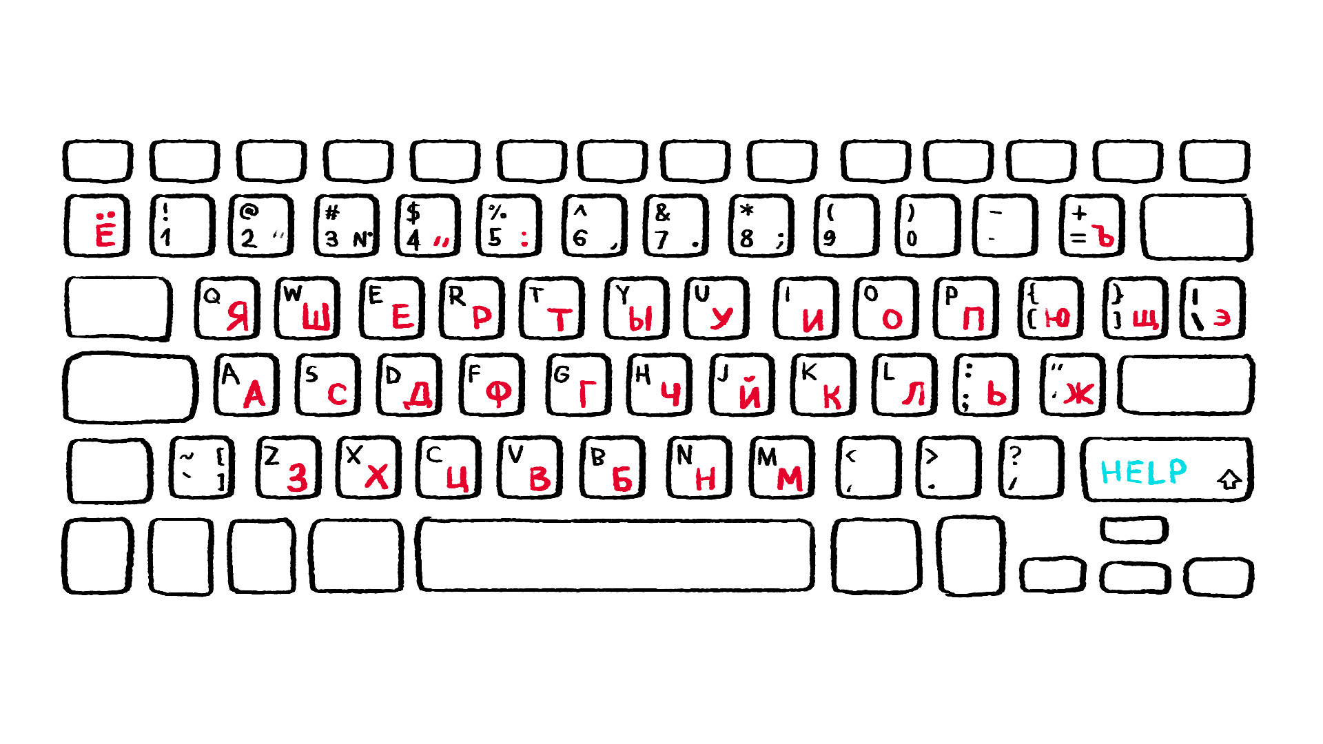 Russian Cursive Alphabet Keyboard AlphabetWorksheetsFree