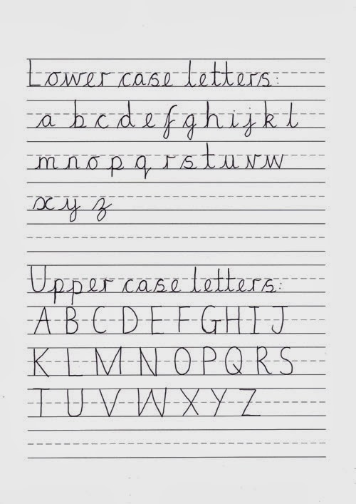 School Handwriting Hand Writing