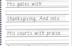 Scripture Character Writing Worksheets Getty Dubay Italic Basic Print