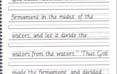 Scripture Character Writing Worksheets Getty Dubay Italic Beginning