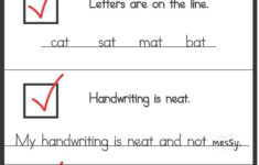 Self Check Handwriting Bookmarks Your Therapy Source Occupational