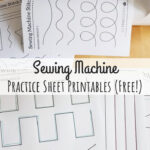 Sewing Machine Paper Practice Sheets Printable In 2020 Diy Sewing