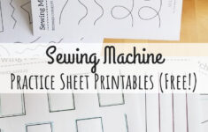 Sewing Machine Paper Practice Sheets Printable In 2020 Diy Sewing