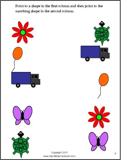 Shape Matching Cars Worksheet Yahoo Image Search Results Kids 
