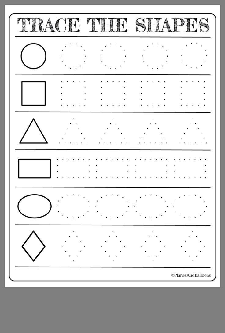 Shapes Worksheets For Preschool And Kindergarten Free Printables 