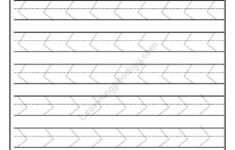 Slanting Strokes Tracing Worksheets Preschool Handwriting Practice
