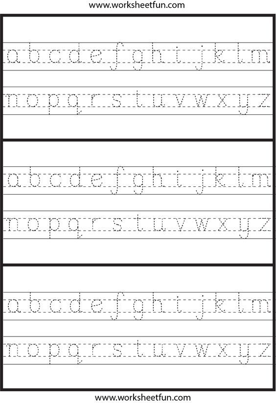 Small Letters Tracing Lowercase Letters Practice Alphabet Writing 