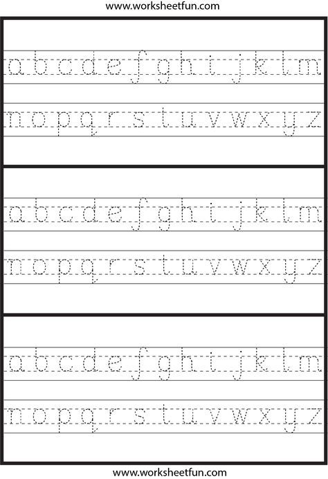 Small Letters Tracing Lowercase Letters Practice Alphabet Writing 