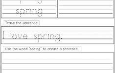 Spring Handwriting Activities Handwriting Activities Writing
