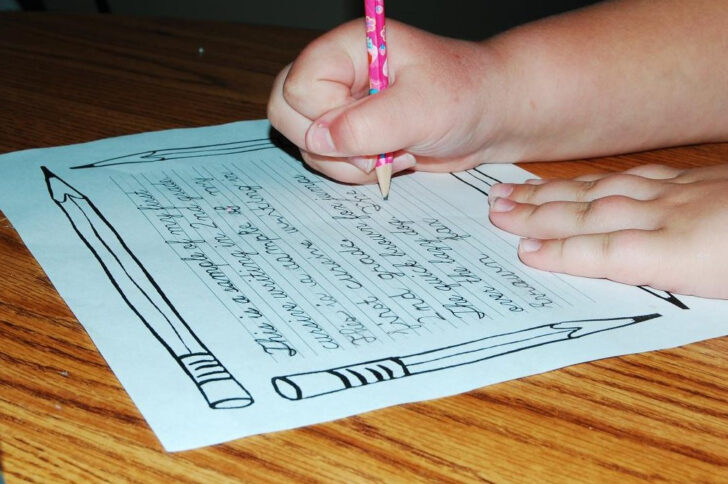 Online Handwriting Practice For Kids