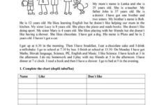 Teach Child How To Read Printable English Worksheets For 10 Year Olds