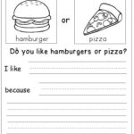 This Is A Free Opinion Writing Worksheet For Kindergarten And First