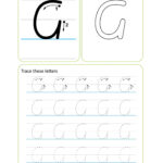 Trace Letter G Alphabet Printable 101 Activity