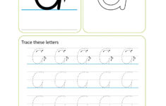 Trace Letter G Alphabet Printable 101 Activity
