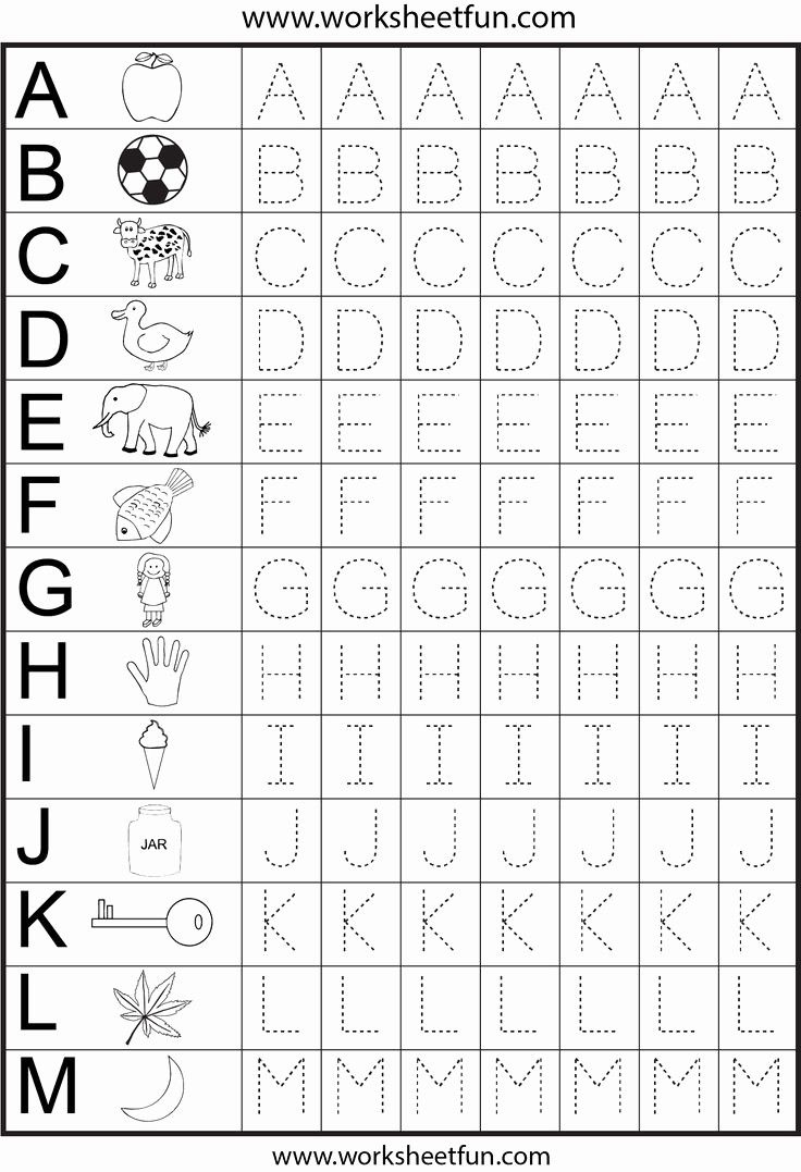 Trace Shapes Worksheets Kindergarten Alphabet Worksheets Preschool 
